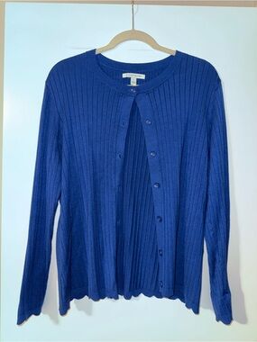 41 Hawthorn Ribbed Button-Front Cardigan